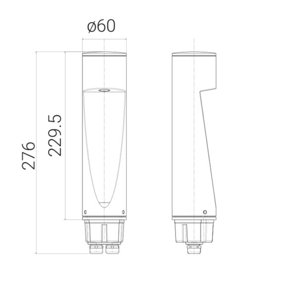 Ritning IANUS 60 single emission